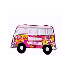 GENERICO - TOALLAS DE PLAYA MICROFIBRA FORMA AUTOBÚS ESCOLAR SOÑANDO 140 CMSX100 CMS