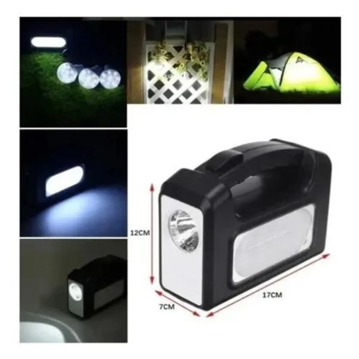 GENERICO - Kit Solar De Camping Luz Emergencia Usb 3 ampolletas