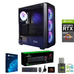 AMD CORP - Pc Gamer AMD Ryzen 5 5500 - 32GB RAM - RTX 4060 - 2TB - WIFI - P4MB