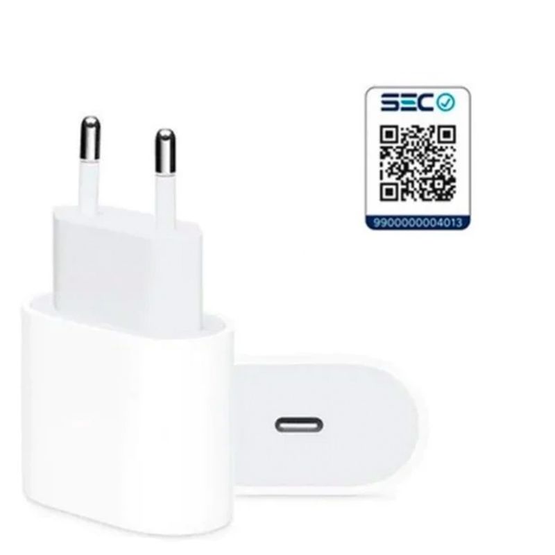 GENERICO - CARGADOR ADAPTADOR USB-C 20W COMPATIBLE CON IPHONE