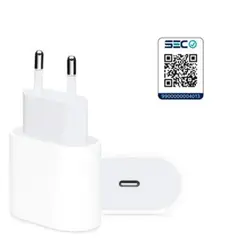 GENERICO - CARGADOR ADAPTADOR USB-C 20W COMPATIBLE CON IPHONE
