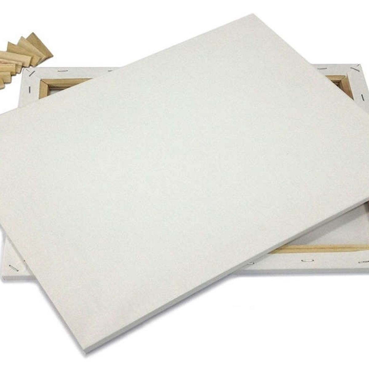 GENERICO - Bastidor 40x40cm Lienzo Pintura Marco Madera