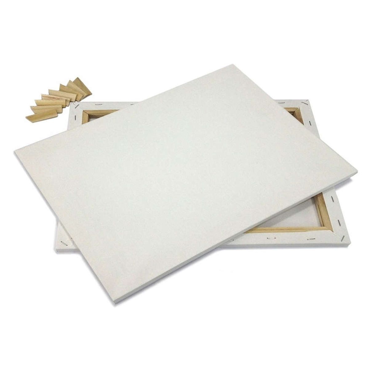 GENERICO - Bastidor 40x40cm Lienzo Pintura Marco Madera