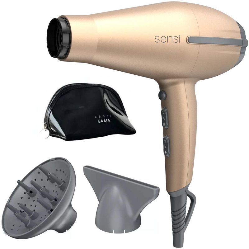 GAMA - Secador De Pelo Gama Tempo 5D Sensi Color Gold