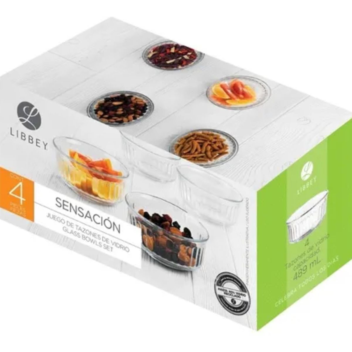 GENERICO - SET 4 BOWL SENSACION 489 ML
