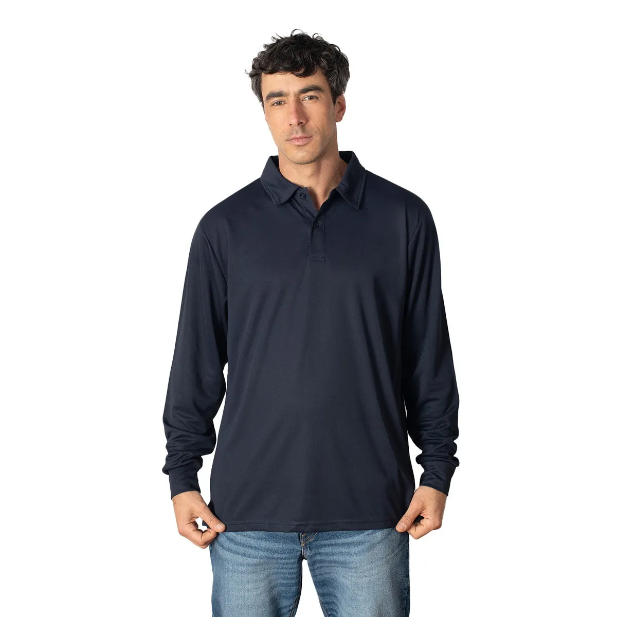 INDUSBORD - Polera Hombre Manga Larga Dryfit Quickdry Indusbord