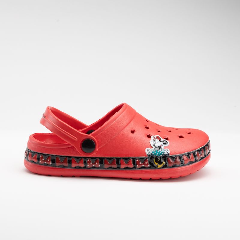 DISNEY - Zueco Niña Minnie Lazo Rojo Disney