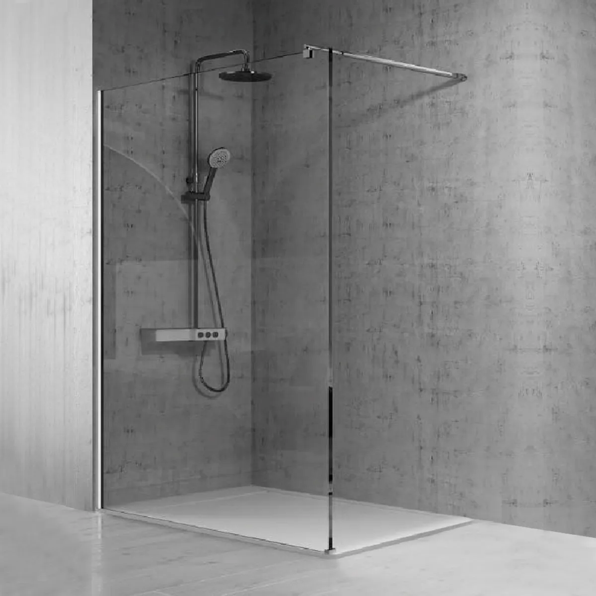 DUSCHY - MAMPARA FIJA 800X1900 6mm EASY CLEAN