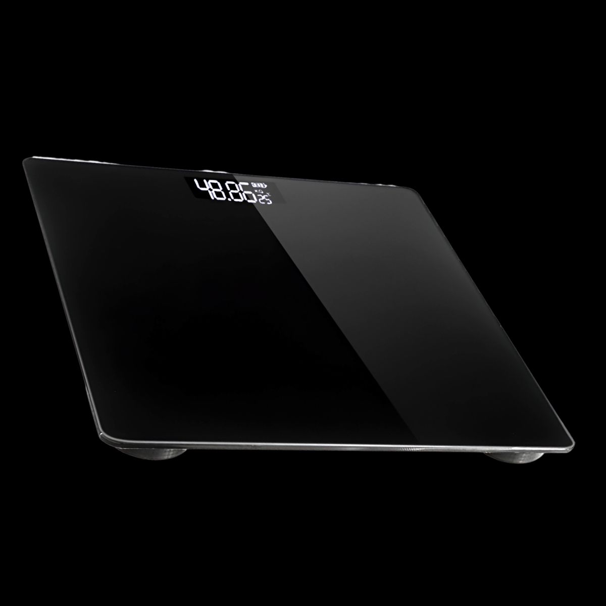 DBLUE - Bascula Digital de Vidrio Templado 180KG Max Black WS39BK