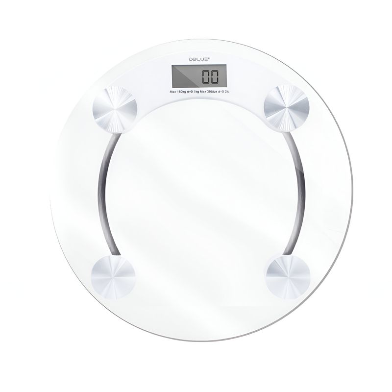 DBLUE - Bascula Digital de Vidrio Templado 180K Max Transparent WS34 - Turquesa
