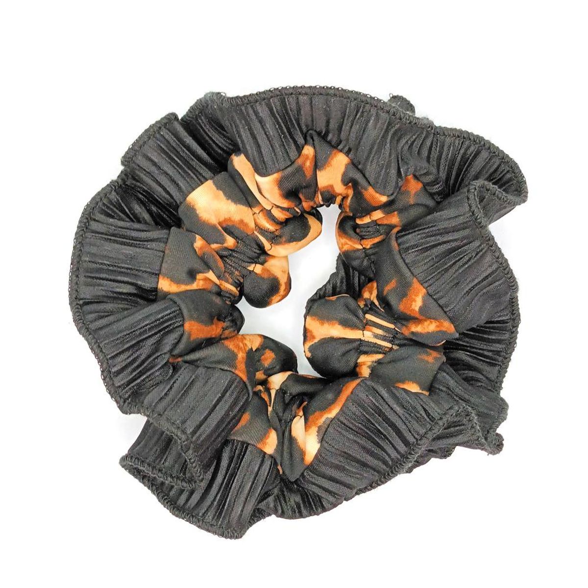 MARIA PASKARO - Scrunchie Begonia M Animal Negro Maria Paskaro MARIA PASKARO