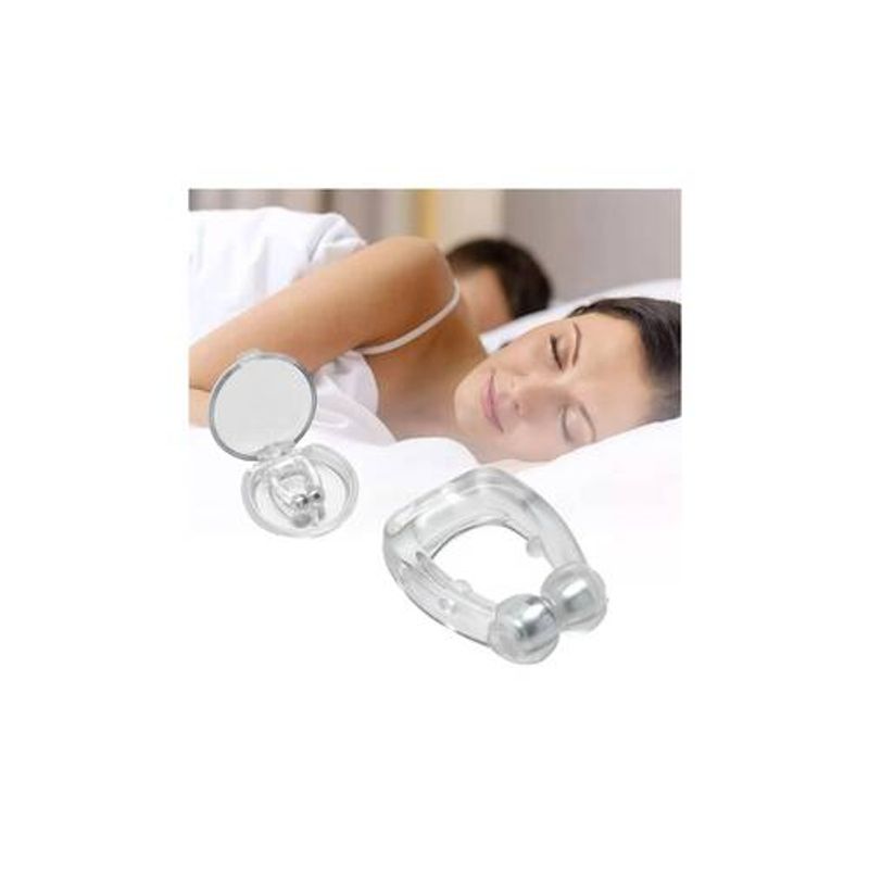 GENERICO - Pack 3 Clip Anti Ronquido Con Iman Deje De Roncar Biomagnetico
