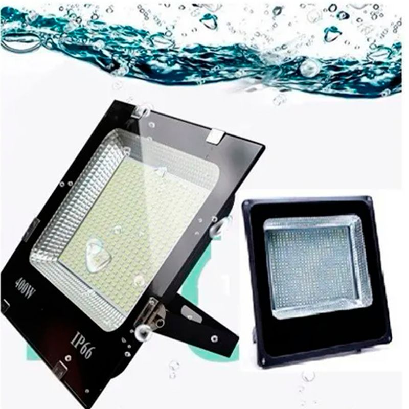 GENERICO - Foco Proyector 400w Ultra Plano Led Frio Resistente Al Agua