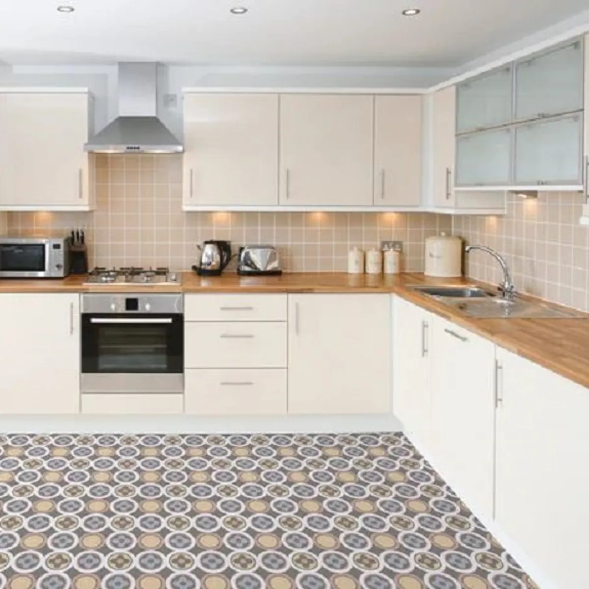 DEKOFIX - Azulejos autoadhesivos decorativos formato 20x20 Nilo