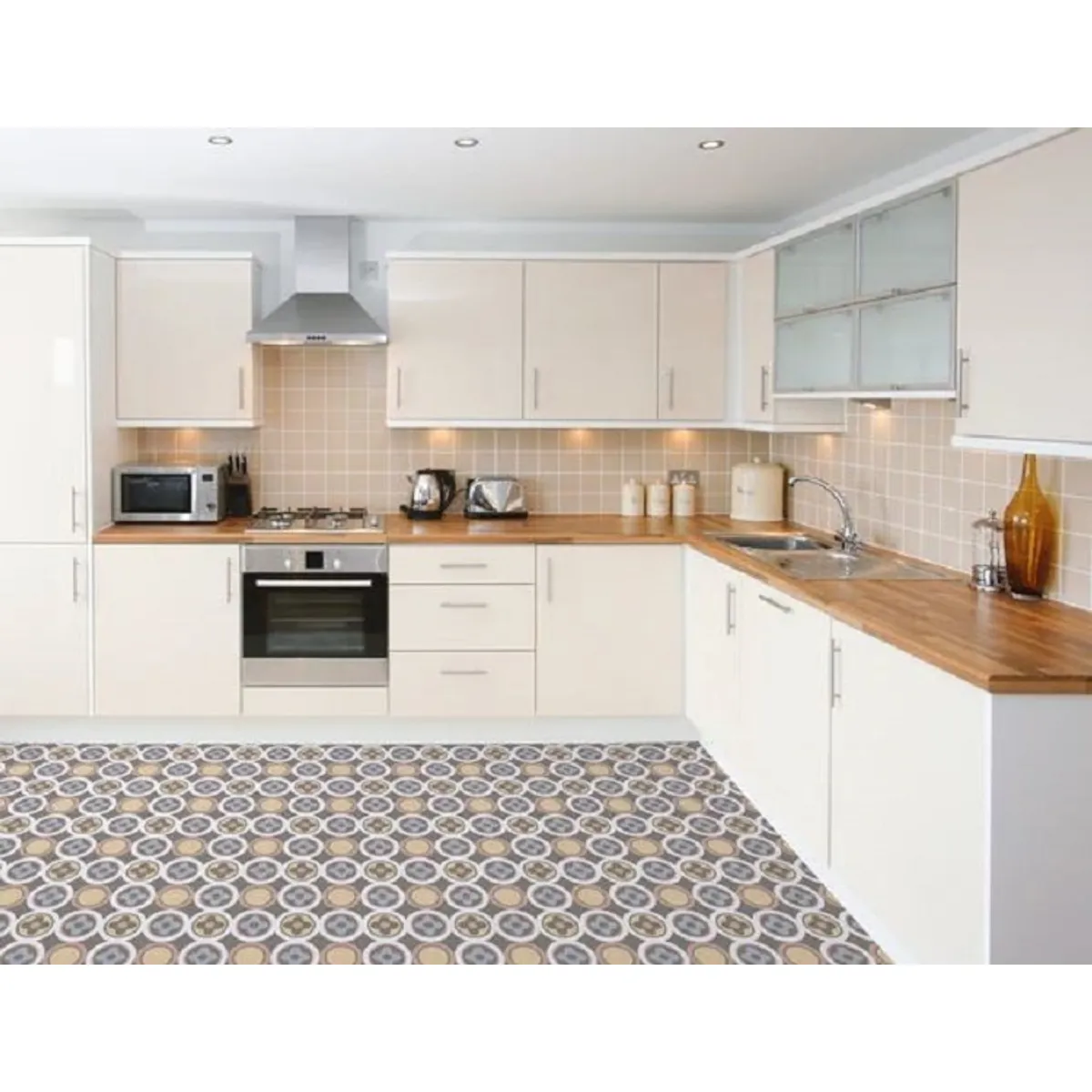 DEKOFIX - Azulejos autoadhesivos decorativos formato 20x20 Nilo