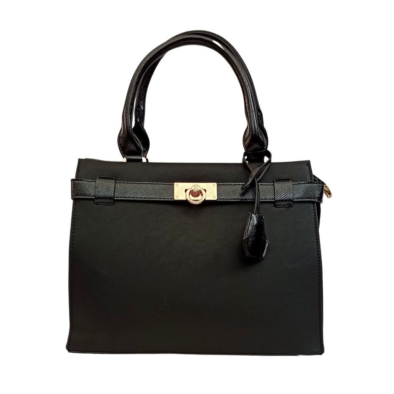 GENERICO - Cartera grande textura lisa