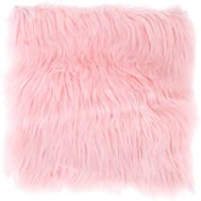 INTERACTIVE STORE - Cojín pelo largo rosa