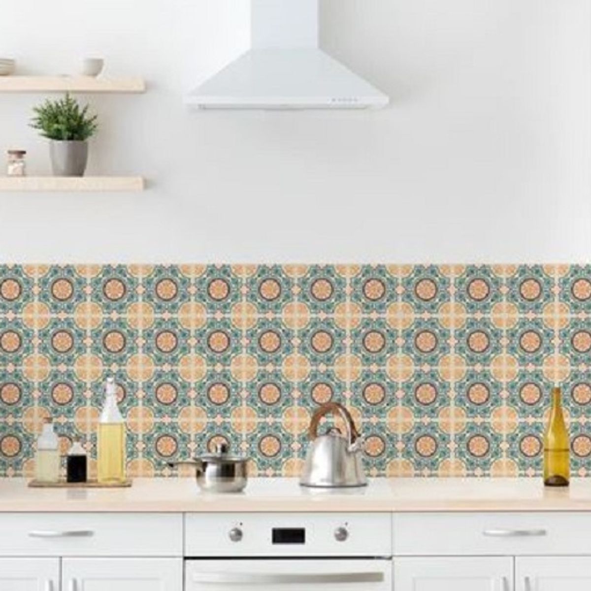 DEKOFIX - Baldosas 20x20 autoadhesivas para pisos modelo DUBAI