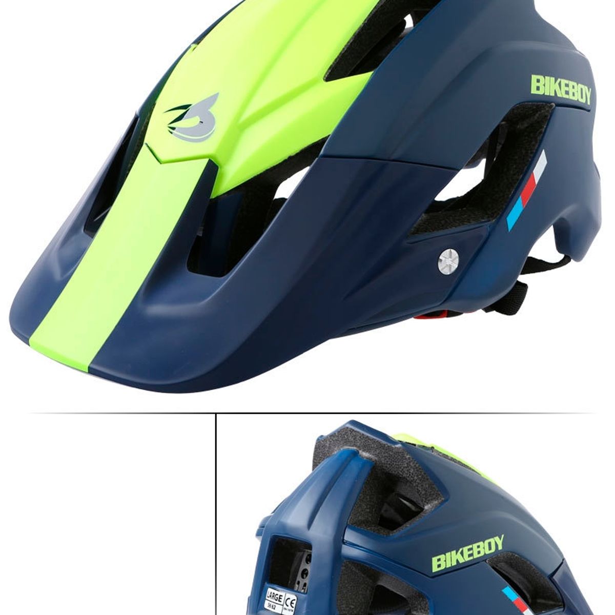 DEFENSOR FOREVER - Casco Adulto De Bicicleta Verde Azul