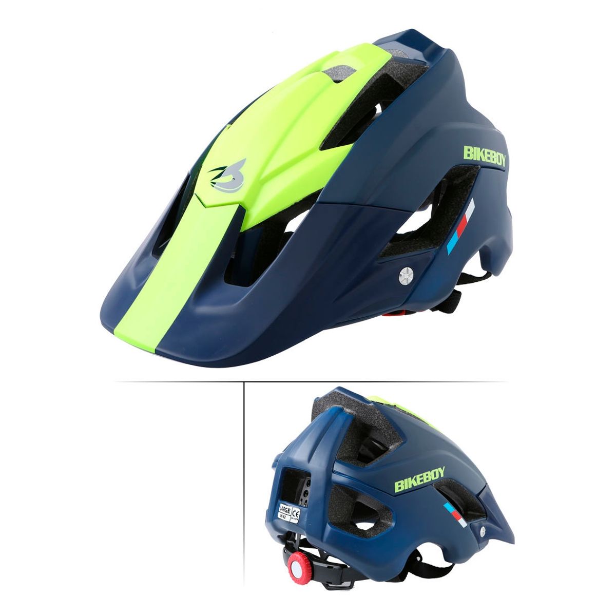DEFENSOR FOREVER - Casco Adulto De Bicicleta Verde Azul