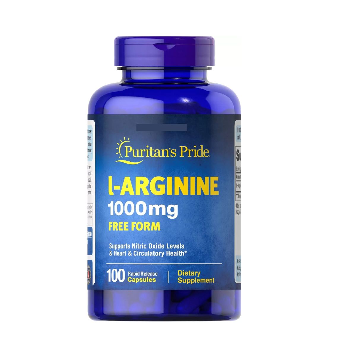 PURITANS PRIDE - L-Arginina 1000mg 100 Capsulas