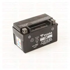 YUASA - YTX7A-BS - 6 Ah Batería de moto - Larga duración - Tecnologia AGM