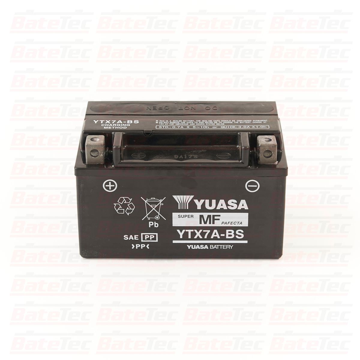 YUASA - Yuasa YTX7A-BS - 6 Ah Batería de moto - Larga duración - Tecnologia AGM