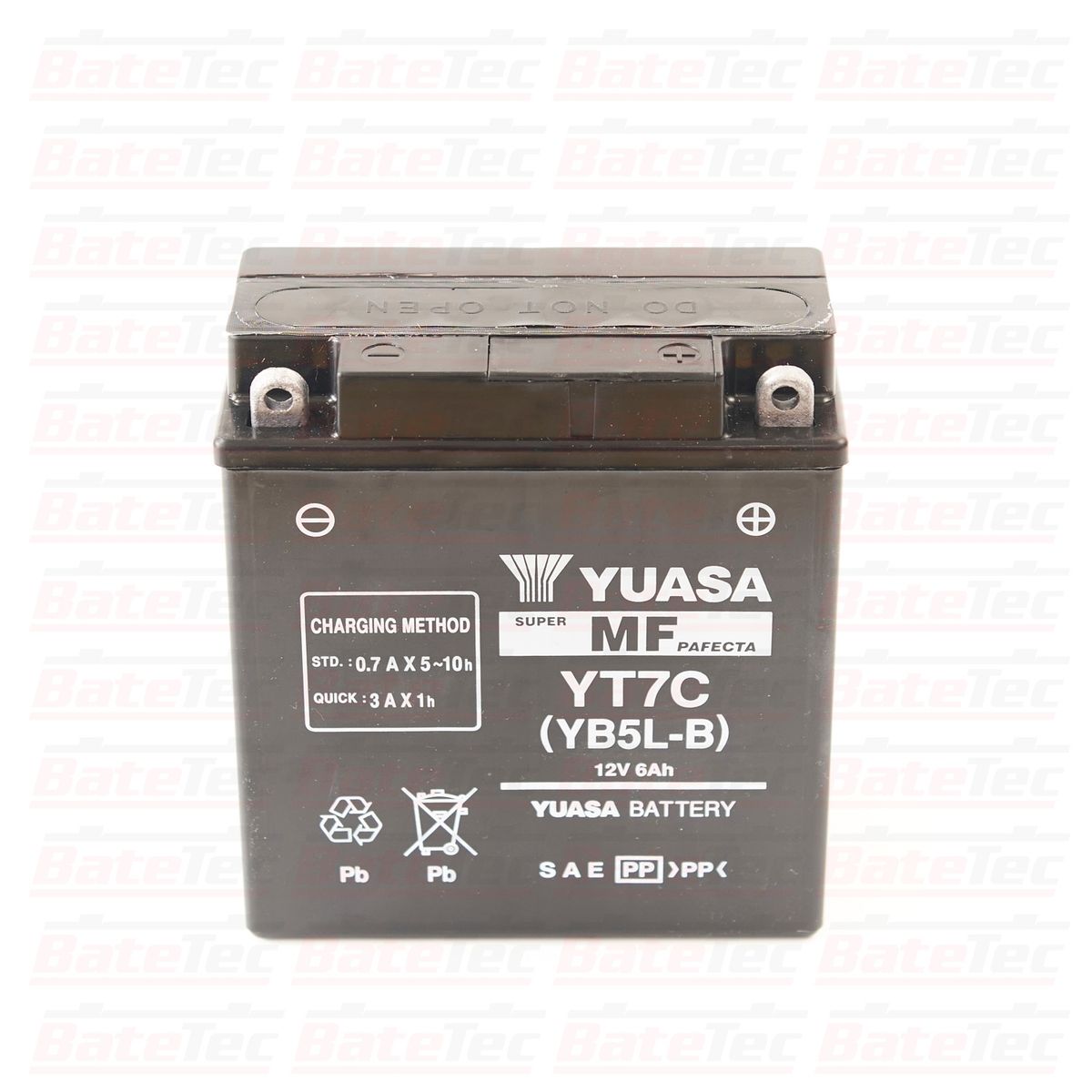 YUASA - Yuasa YT7C  - 6 Ah Batería de moto - Larga duración - Tecnologia AGM