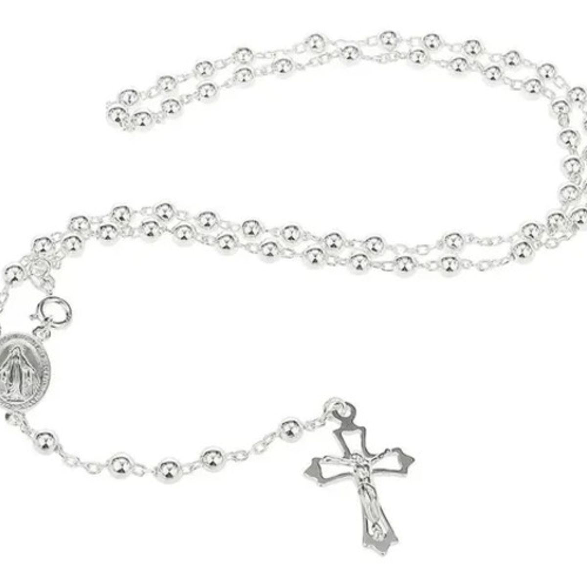 GENERICO - Rosario Plata 925 grueso mujer Italiano