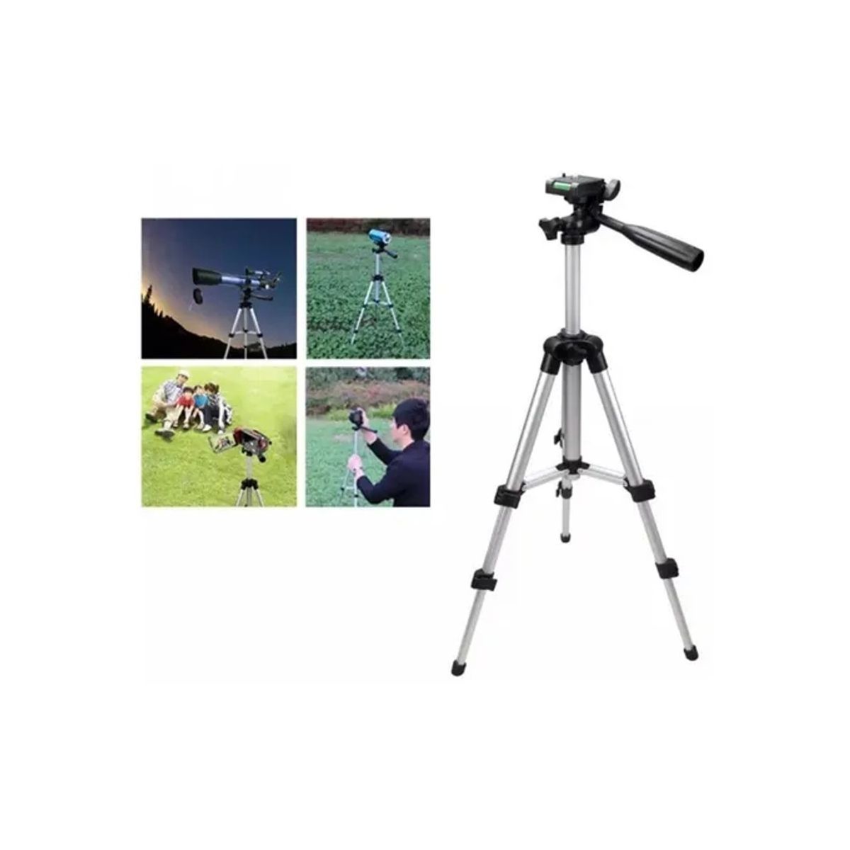 GENERICO - Trípode Aro De Luz Celular Camara Aluminio Extensible