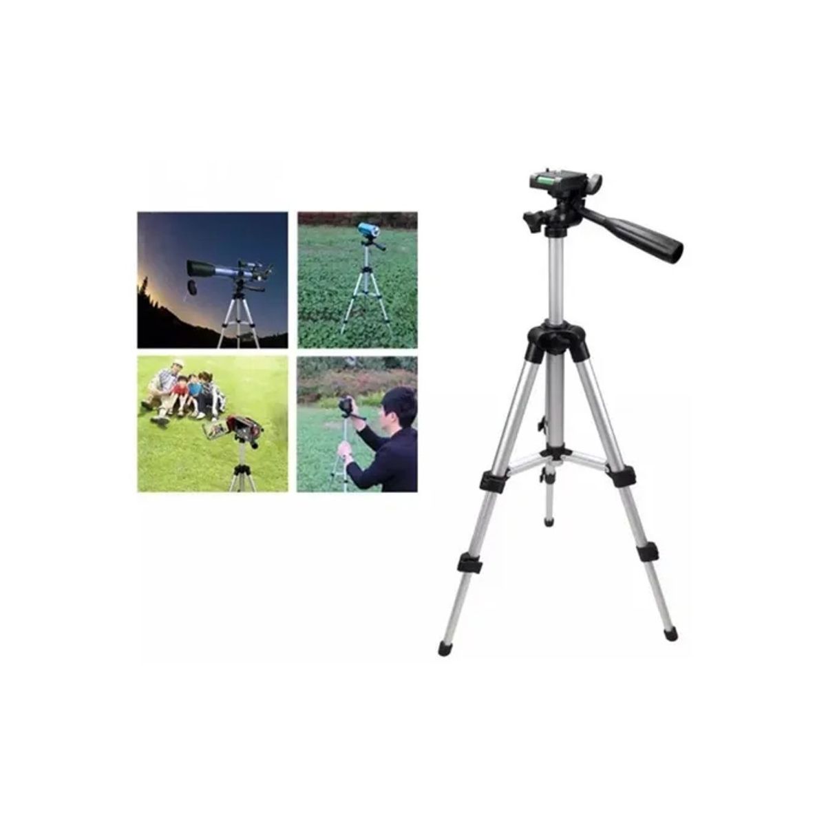 GENERICO - Trípode Aro De Luz Celular Camara Aluminio Extensible