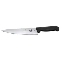 VICTORINOX - Cuchillo para trinchar Fibrox color Negro. Hoja 22 cm.