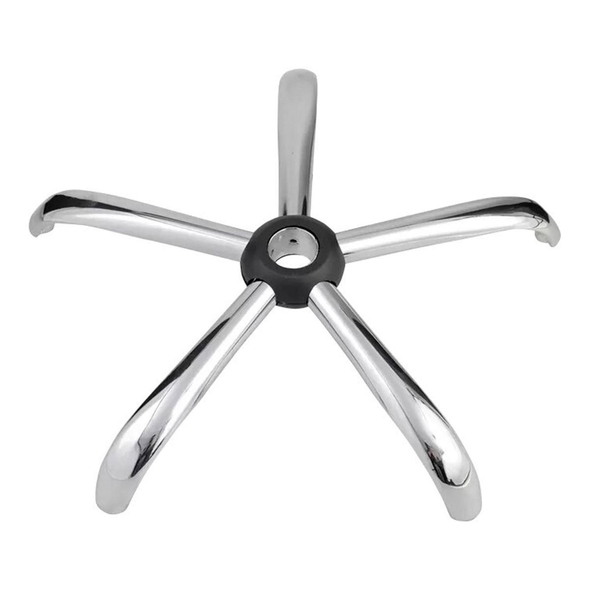 GENERICO - Base para Silla Tipo Estrella Universal Acero Cromado 640 mm