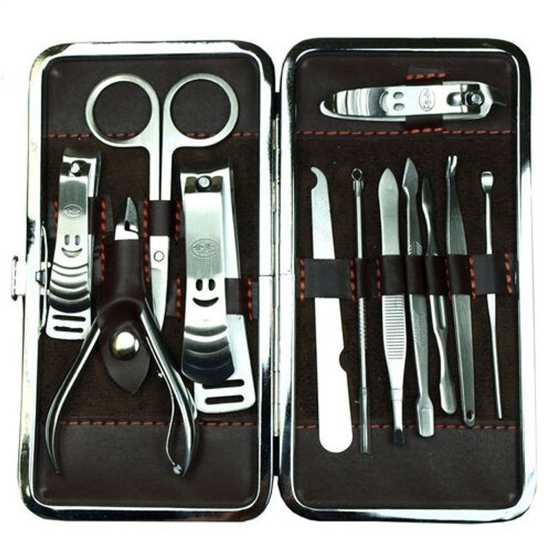 GENERICO - Set Manicure Estuche 12 Piezas