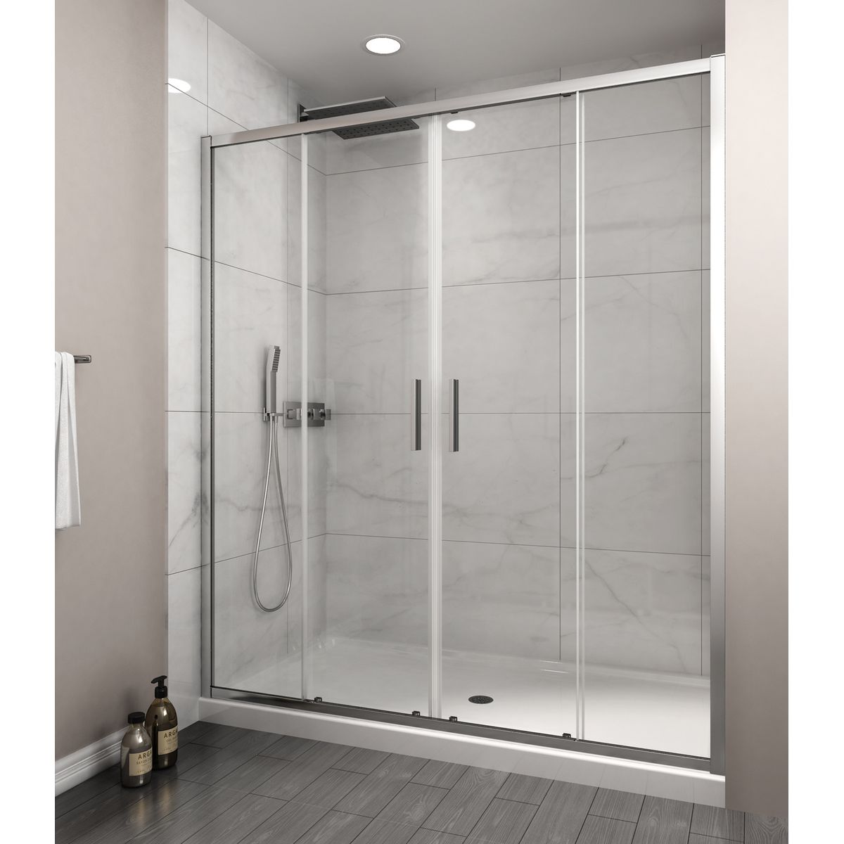 DUSCHY - MAMPARA CORREDERA APERTURA CENTRAL 1800X1900