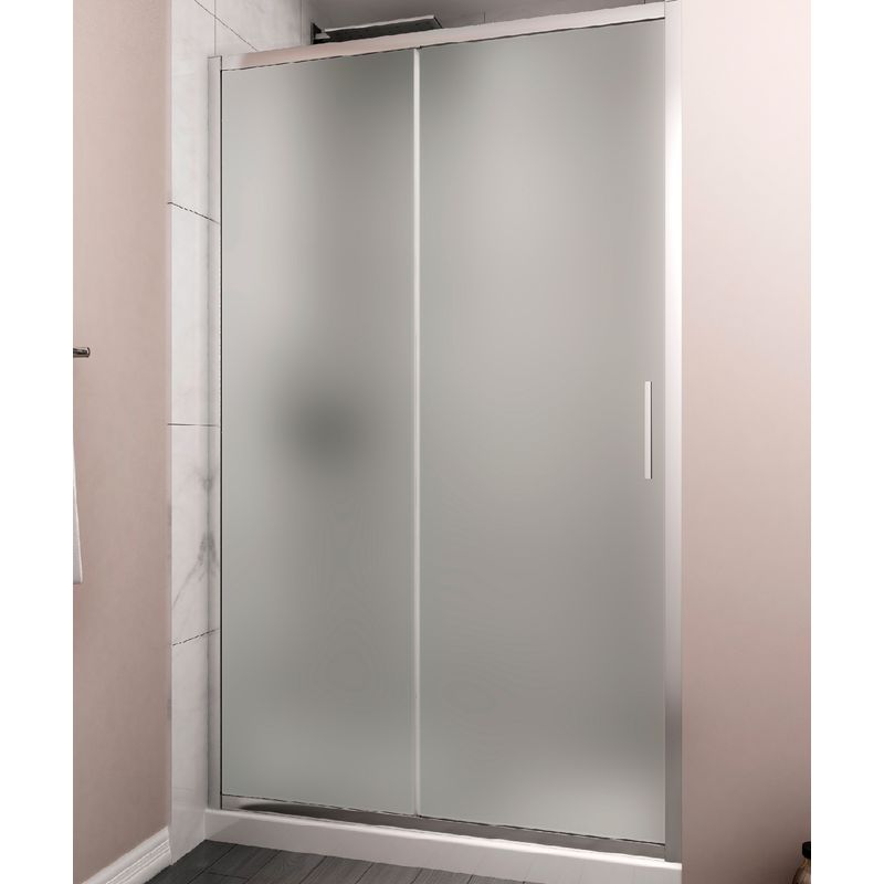 DUSCHY - Mampara PREMIUM corredera frontal FROSTED 140x190 cm