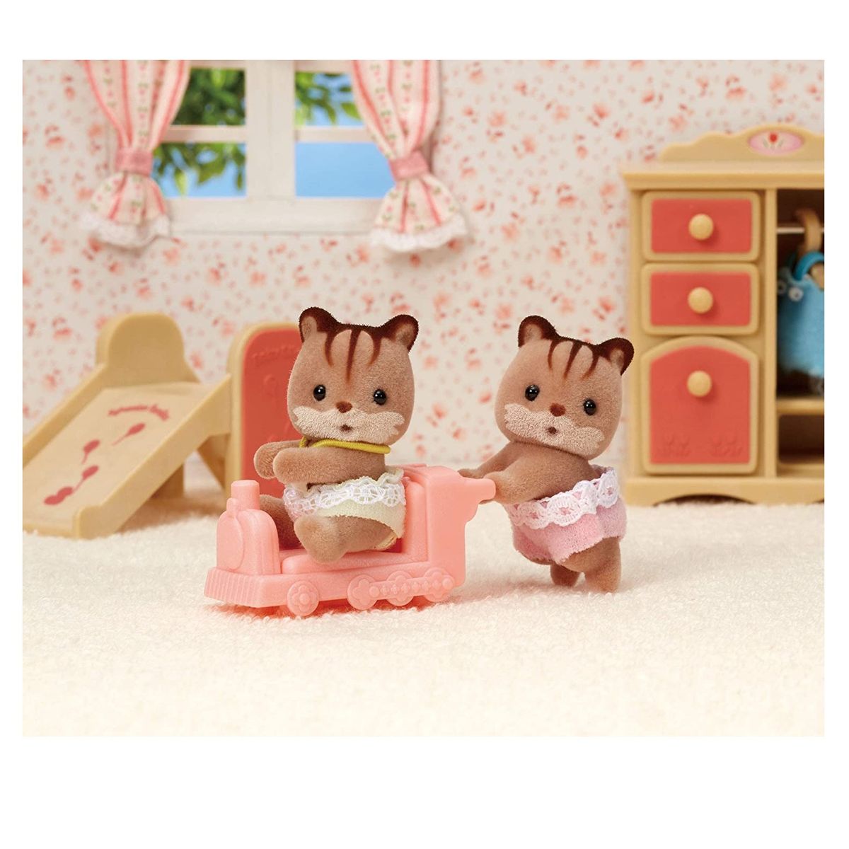 SYLVANIAN FAMILIES - Ardillas mellizas bebés walnut sylvanian families 5421