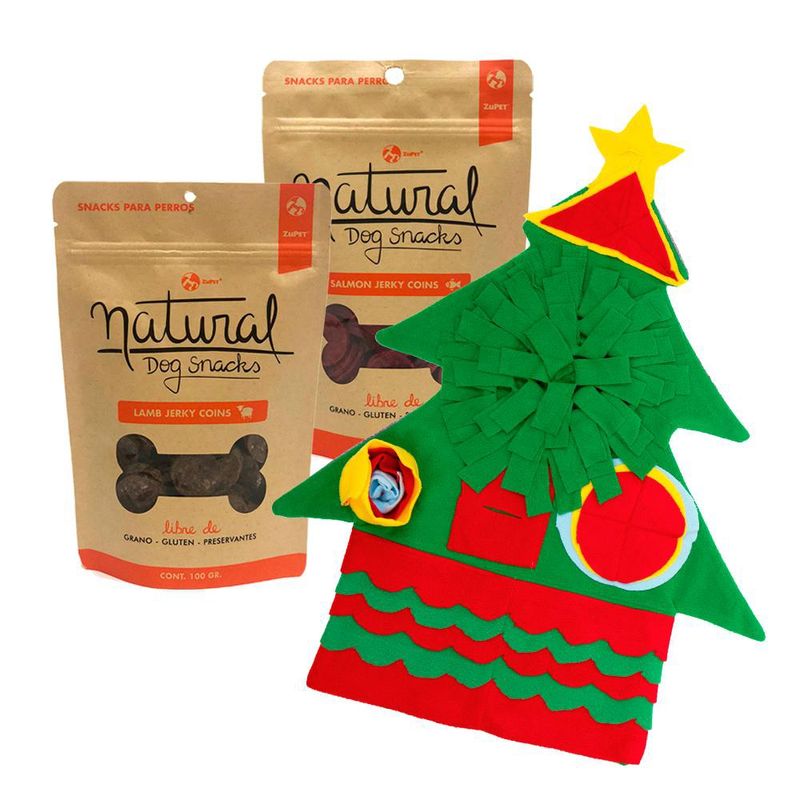 GENERICO - Pack Regalo Perro Noel Zupet