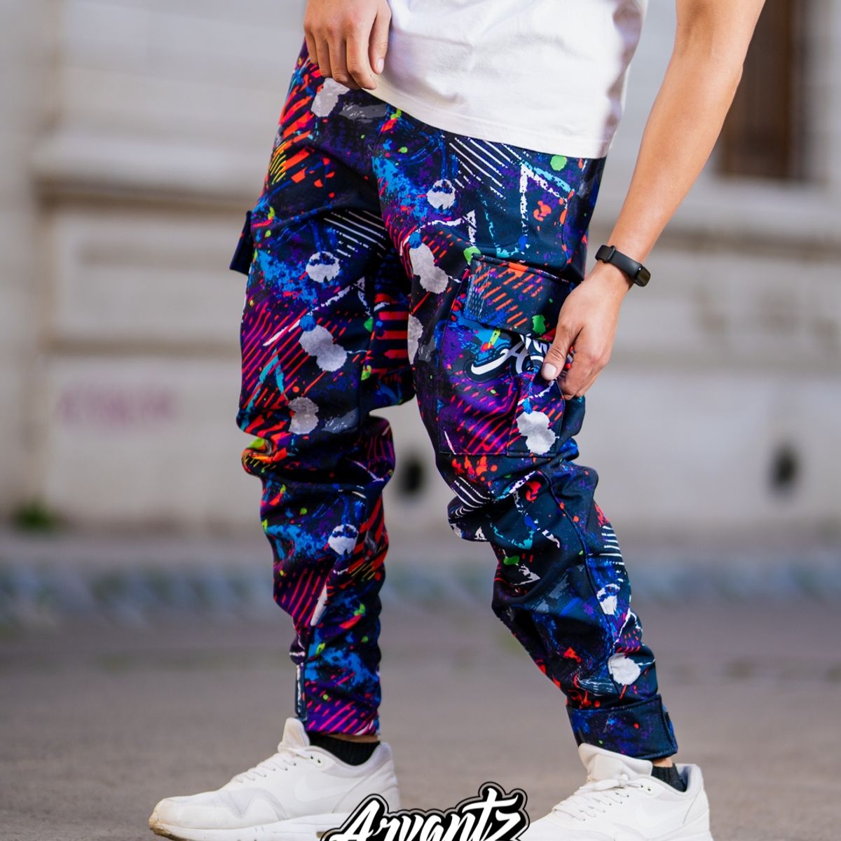 ARVTZ ARVANTZ - Pantalón Cargo F8 COLOR MAJESTY StreetWear