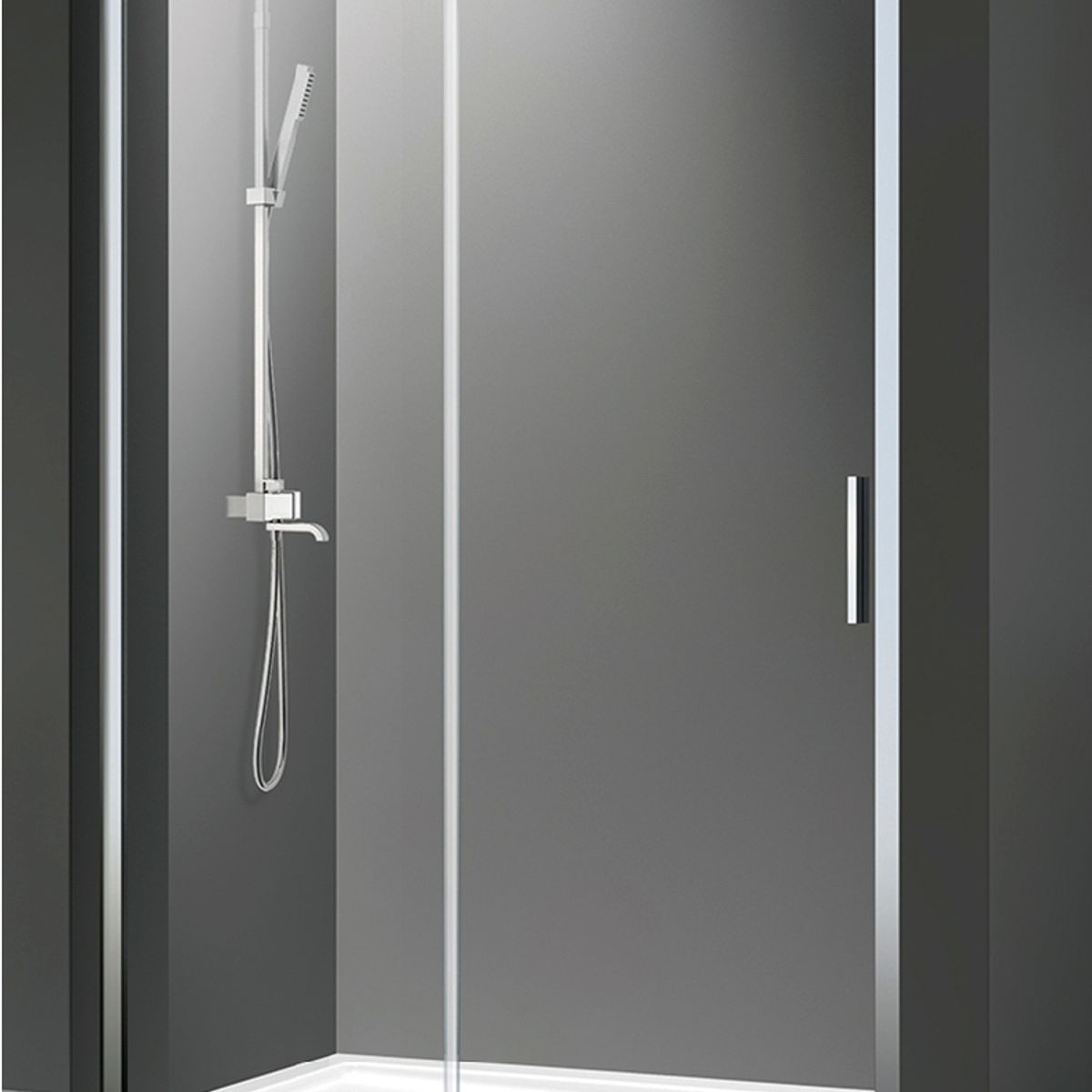 DUSCHY - Mampara PREMIUM corredera frontal 110x190 cm