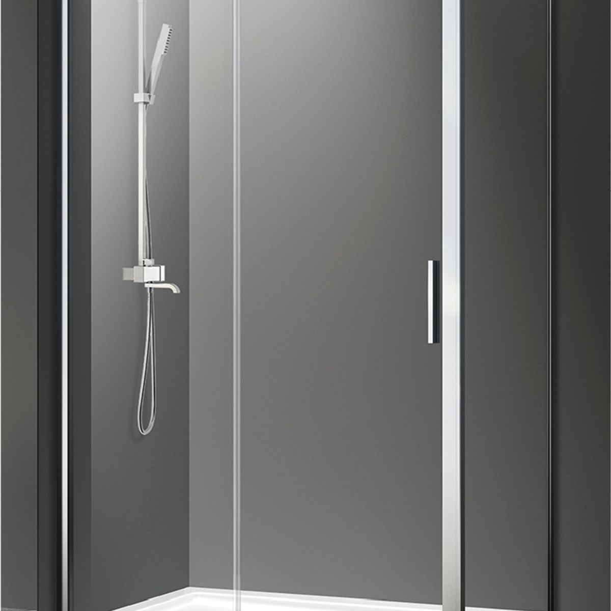 DUSCHY - MAMPARA SIDE PANEL CORREDERA 800X1900 6mm EASY CLEAN