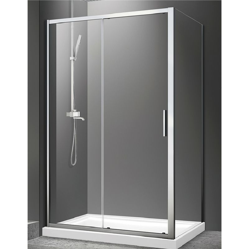 DUSCHY - MAMPARA SIDE PANEL CORREDERA 700X1900 6mm EASY CLEAN
