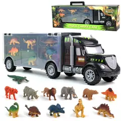 GENERICO - Camión Transportador De Dinosaurios Con Accesorios Para Niño