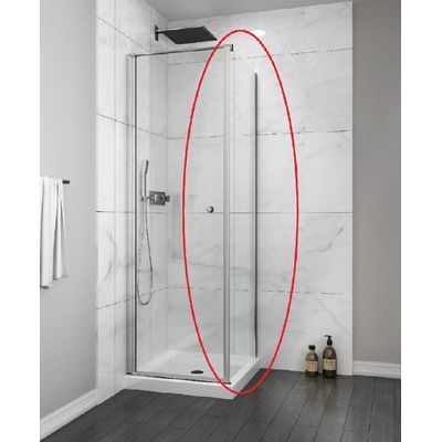 Imagen 2 del producto MAMPARA FIJA SIDE PANEL PARA PUERTAS ABATIBLE Y PLEGABLE 70 CM