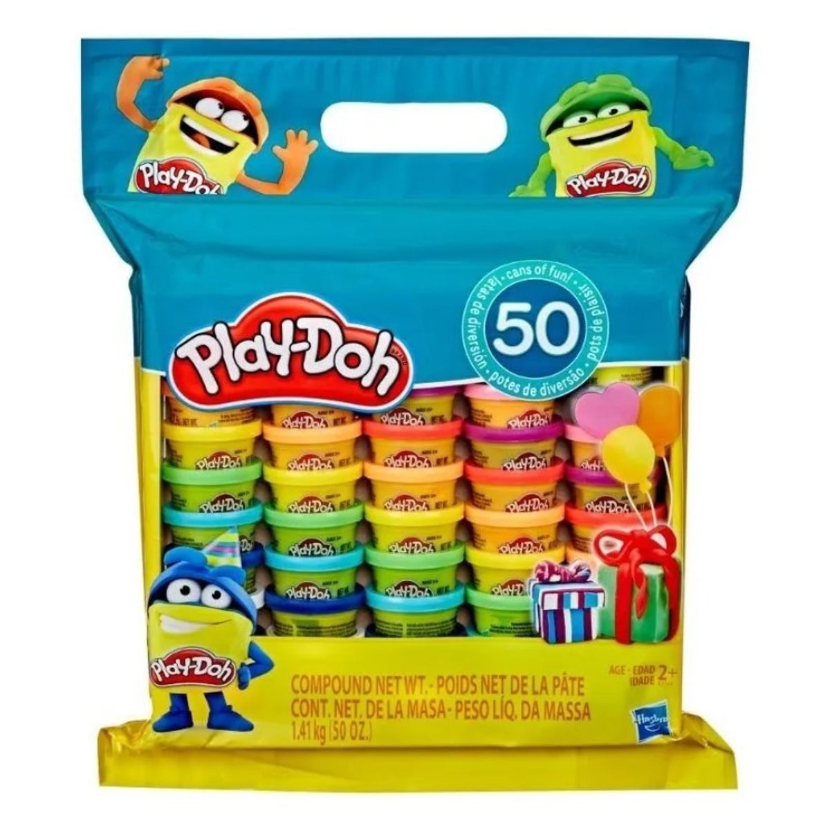 PLAY DOH - Play Doh Set Bolsa De 50 Latas De Masa Colores