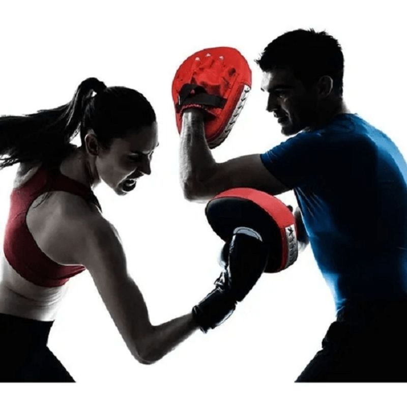 GENERICO - Par Guantes Patadas Golpes Karate Guantes Cojín Punzonado