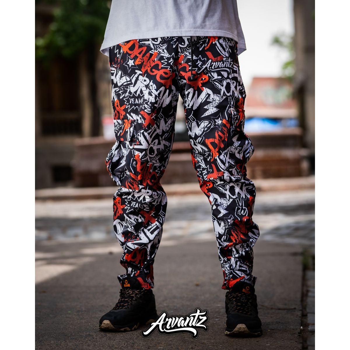 ARVTZ ARVANTZ - Pantalón Cargo F43 Danger Flow StreetWear