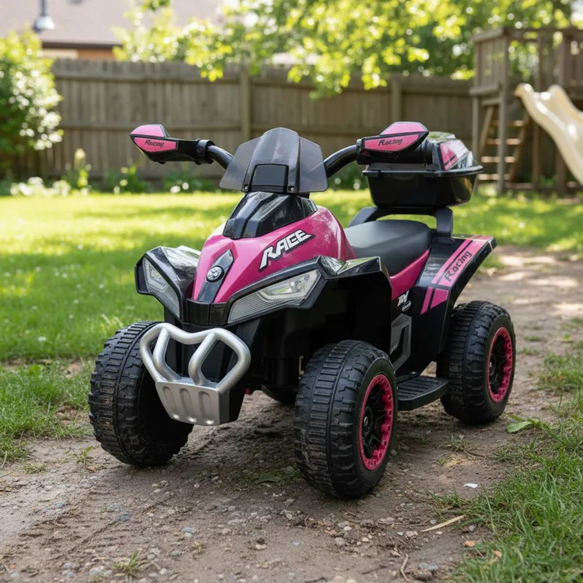 BEBESIT - Cuatrimoto a Batería Quad Lx Rosa Bebesit