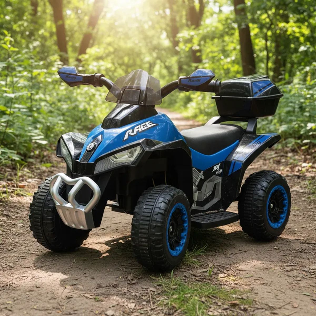 BEBESIT - Cuatrimoto a Batería Quad Lx Azul Bebesit