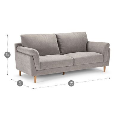 Imagen 2 del producto Sofá Wigmore 3 Cuerpos Tela Crema